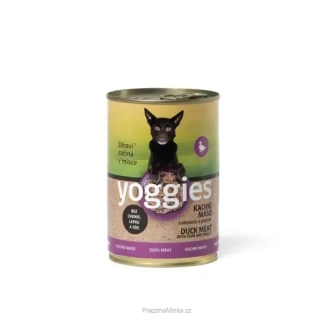 400 g Yoggies kachní konzerva s hruškou a jáhlami