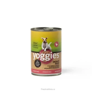 400 g Yoggies drůbeží konzerva se zeleninou a ovesnými vločkami