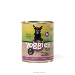 800 g Yoggies kachní konzerva s hruškou a jáhlami