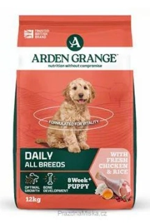 Arden Grange Dog Puppy/Junior rich in fresh Chick. 12kg