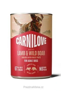 Carnilove Dog Can Paté Lamb&Wild Boar 400g