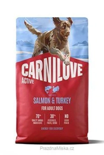 Carnilove Dog Active Dry Salmon&Turkey Adult AB 4kg