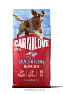 Carnilove Dog Active Dry Salmon&Turkey Adult AB 12kg