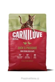 Carnilove Cat Active Dry Duck&Pheas.Steril.Ad.AB 2kg