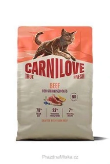 Carnilove Cat True Fresh Dry Beef Steril. Adult AB 2kg