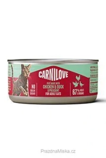 Carnilove Cat Can Paté Chicken,Duck&Pheasant 100g